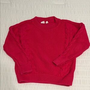 Gap Kids Pink Cable Knit Sweater